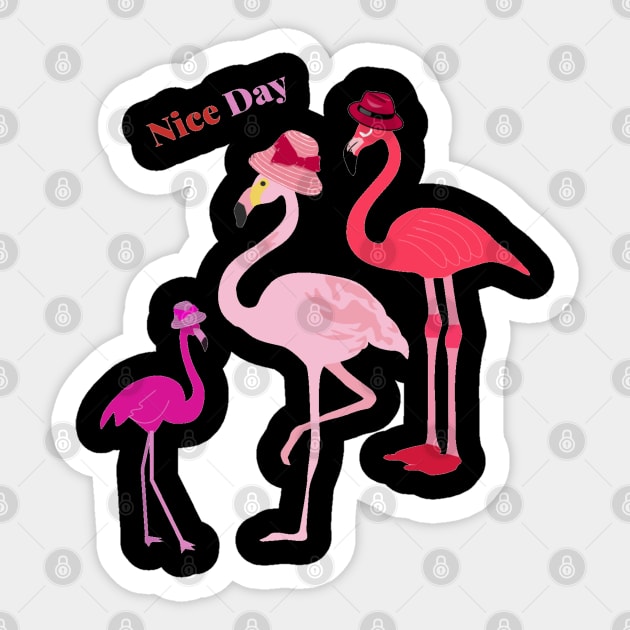 flamingo Sticker by H&N